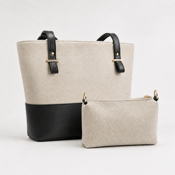Canvas Classic Beige & Black